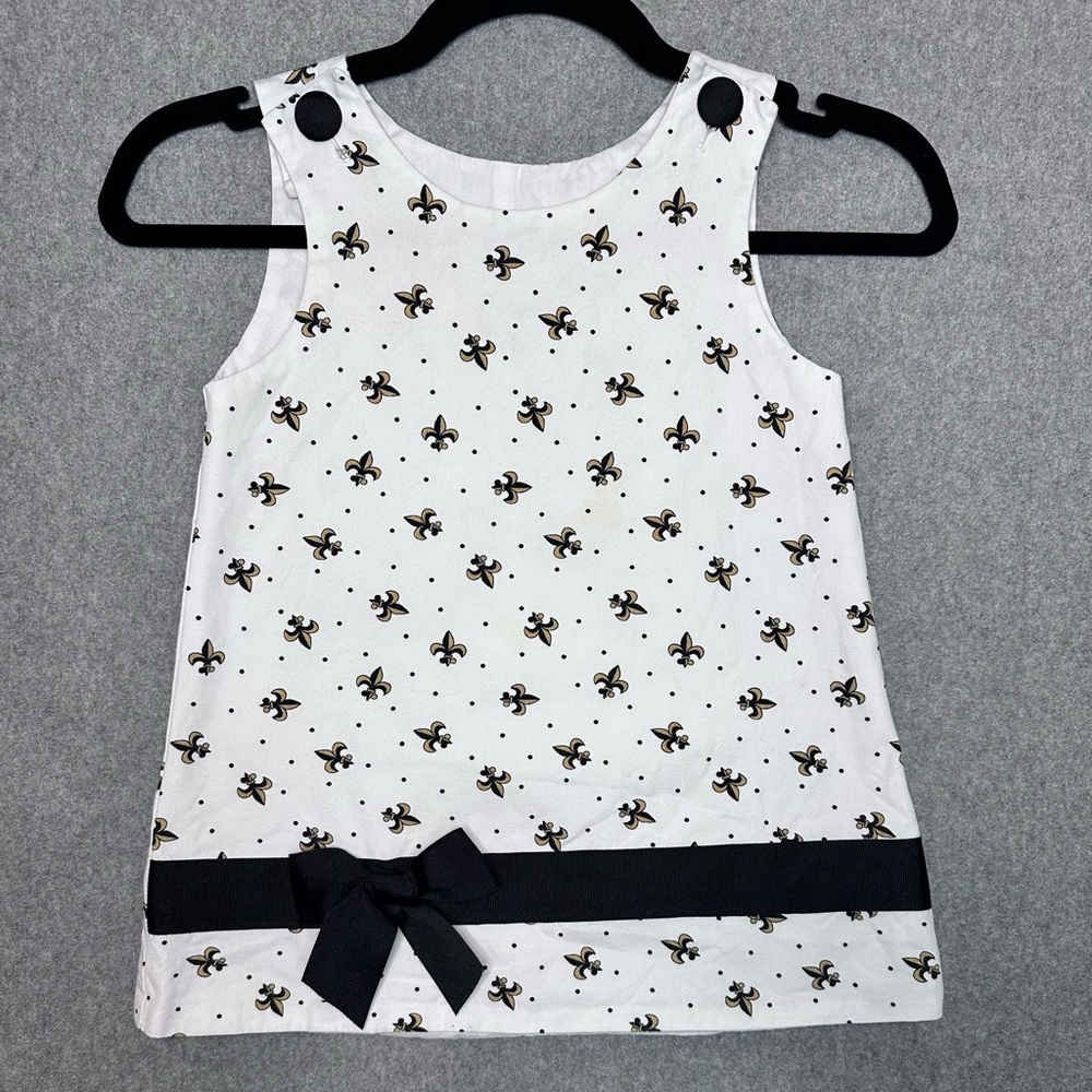 New Orleans Saints Fans Toddler Baby Doll Dress size 4T Boutique Dress